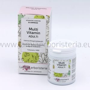 La Mia Erboristeria Multi Vitamin Adulti 30cpr confezione in cartone e confezione interna
