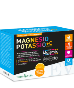 Erba Vita Magnesio Potassio + Vitamina C 20 bustine gusto arancia