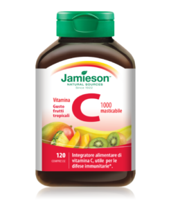 Jamieson Vitamina C Masticabile Gusto Frutti Tropicali 120 cpr