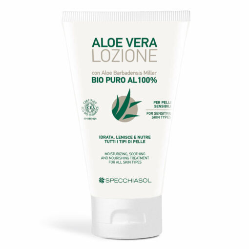 Specchiasol Aloe vera lozione Bio Puro al 100% 150 ml